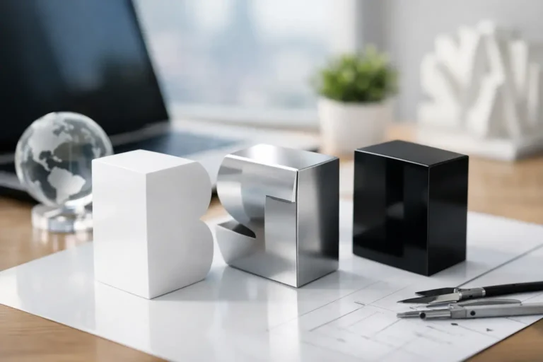 3D betű felirat készítés üzleti célokra