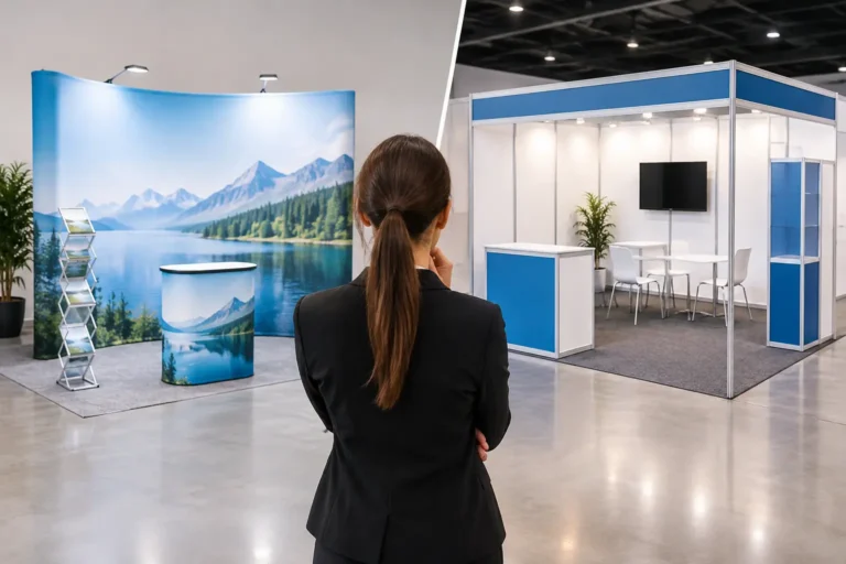 Textilfal vagy moduláris stand - melyik éri meg?
